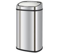 Poubelle de cuisine automatique 58L MAJESTIC grande capacité en acier INOX avec cerclage