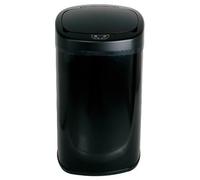 kitchen move poubelle automatique 68l noir bat-68ls06a black ss