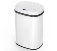 Kitchen Move Poubelle de cuisine automatique MAJESTIC WHITE 58L inox blanc
