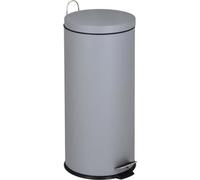 KITCHEN MOVE Poubelle de cuisine a pédale URBAN 30L - En acier Gris