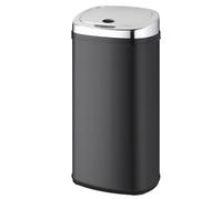 Poubelle de cuisine automatique LARGO Noir Acier inoxydable 42L