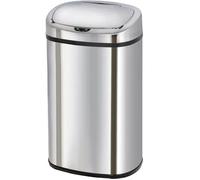 Kitchen Move Poubelle de cuisine automatique MAJESTIC 68 L inox, grande capacité, cerclage