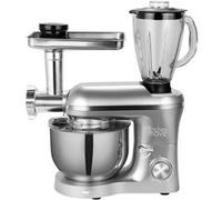 Kitchen Move - Robot pâtissier multifonction VIPER PRO BAT-1518BM - 1500W, bol 5.5L - Gris acier
