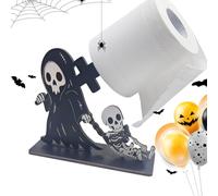 Kitchen Paper Towel Holder | Gothic Halloween Wood Roll Stands