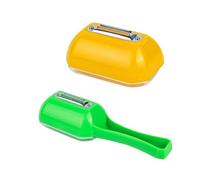 Kitchen Peeler Set - Éplucheur de maïs - Avec poignée - Outil polyvalent de préparation des aliments | Éplucheur en acier inoxydable pour courgettes, pommes, chou, téléphone portable pour les tâches