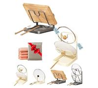 Kitchen Pot Lid Storage Rack, Multifunctional Stainless Steel Pot and Pan Organizer with Removable Drip Tray, Two-Compartment Spatula Holder for Counter Stove Top Kitchen Accessories(B-2PCS)