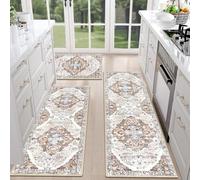 Kitchen Rugs, Boho Laundry Mats, Comfortable Area Carpet Set, Decorative Floor Covers for Living Room, Bedroom, Hallway, Bathroom, Porch, Patio, Entryway, Home Aesthetic