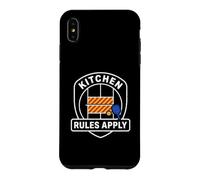 Kitchen Rules Apply Funny Pickleball Player Court Sport Cadeau Coque pour iPhone XS Max