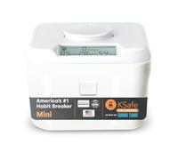 Kitchen Safe Mini: Time Locking Container (White Lid + White Base) - 3.0" Height