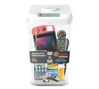 Kitchen Safe Time Locking Container (XL), Timed Lock Box for Cell Phones, Snacks, and Other Unwanted Temptations (White Lid + 26cm Clear Base)