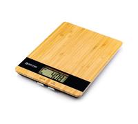 Kitchen scale of bamboo BLACK