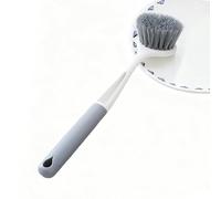 Kitchen Scrub Brush, Sink Scrubbing Brush, 2.56x2.56 inches Hard Bristles Dishwasher Safe, with Heavy Duty Scraper Edge, Cleaning Tool for Grease Stains Removal, Dish Wand for Pans Pots Home Kitchen
