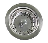 Kitchen Sink Drain Assembly Kit, Bouchon D'évier De Cuisine en Acier Inoxydable, Bouchon Anti-Bouchage et Ensemble de Vidange pour Déchets Alimentaires