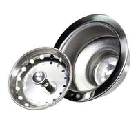 Kitchen Sink Drain Assembly, Stainless Steel Stopper Set, Anti-Clog Plug Design, Efficient Water Flowed, 4.72x1.57x1.57in, Ideal for Garbage Disposal and Kitchen Cleanup
