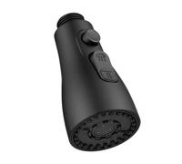 Kitchen Sink Pull Down Faucet Out Nozzle Replacement Part Sprayer Head Tap Spray Spout(Black)