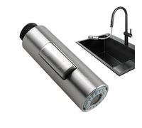 Kitchen Sink Sprayer Head - Retractable Faucet Aerator | Water Saving Replacement Nozzle, Home Kitchen Tap Repair Component, Durable High Pressure Spray Attachment With Mode Function