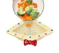 Kitchen Sink Strainer Basket - Corner Magnetic Triangle Colander | Kitchen Sink Food Catcher Basket | for Fruit Vegetable Pasta Scrap Home Pantry Apartment Dorm Restaurant Farmhouse