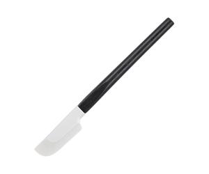 Kitchen Spatula - Wooden Handle Silicone Turner, Long Heat Resistant Baking Tool with Flexible Flat Edge Non Scratch, Smooth Mixing and Spreading, Ideal for Cooking Bread Cake Butter Jam Home