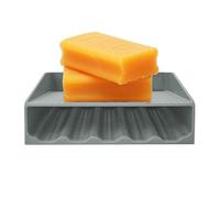 Kitchen Sponge Holder - Soap & Scrubber Storage Rack, Non-Skid Sink Organizer with Drip Tray, Multi-Use Counter Caddy for Cleaning Accessories | Durable Bathroom, Shower, Cabinet, Small Spaces