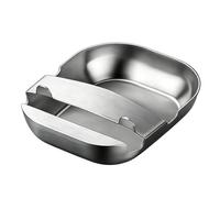 Kitchen Spoon Rest - Drip Catcher For Cooking Tasks | Stainless Steel Build With Heat Resistant Frame, Organizer Accessory Suited Home Restaurant Buffet Prep Area