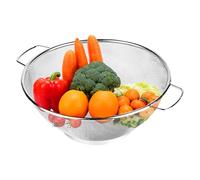 Kitchen Strainers Stainless Steel Mesh - Fine Mesh Fruit Washing Colander, Heavy Duty Sieve With Sturdy Handles, High Capacity Sink Basket | Heat Resistant Drainer, Pâtes, Berries, Quinoa, Rice