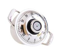 Kitchen Timer - 60 Minute Pot Shape Visual Countdown Clock, Mechanical Time Tool | Cooking Baking Reminder Device for Home School Dorm Office Study Work Exercise Kids Student Teacher Use