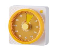 Kitchen Timer for Cooking - 60-Minute Silent Magnetic Reminder | Mechanical Clock with Easy dials, Compact Timer with Strong Magnet for Home, Homeschool, Fridge and Workout