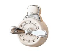 Kitchen Timer Loud Mechanical Countdown Clock - Magnetic Cooking Timer for Baking and Learning Activities | ABS Housing with Strong Back Magnet Easy Rotation Display