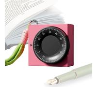Kitchen Timer - Mechanical Countdown Alarm Clock | Cooking Timer with Lanyard, Manual Study Reminder for Kitchen Classroom Workplace Gym Desk Table Activities