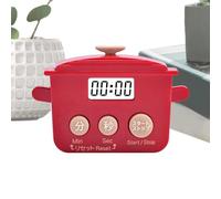 Kitchen Timers Cooking - Digital Mini Cooker Shape Magnetic Up Countdown-