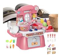 Kitchen Toys for Kids, Pretend Play Kitchen Cooking Toys Set, 24 Pieces Educational Game Tools, for Preschool Learning Activities Boys Girls Birthday Christmas Party Favors Home Use 13.58 X 11.81 X 6.