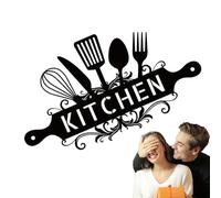 Kitchen Wall Art, Metal Kitchen Signs, Farmhouse Kitchen Decor, Black Metal Signs, Dining Room Art, Cabinet Signs, Kitchen Word Art, Farmhouse Cooking Decor, Rustic Kitchen Signs, Metal Wall Dec