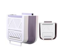 Kitchen Waste Bin - Under Counter Hanging Garbage Bin, Over Cabinet Foldable Trash Holder, Compact Space Saving Bins For Apartment Living Rental House College Dorm Bathroom Elderly Women