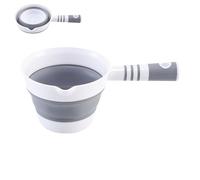 Kitchen Water Ladle - for Evaluation | Foldable Silicone Scoop Bowl with Resilient Grip Sleek & Water Ladle Cup for Home, Home and Professional Apartment Bathroom Garden Utility
