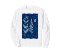 Kitchen Witch Herbier Cyanotype apothicaire Sweatshirt