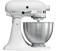 KitchenAid 5K45SSEWH Robot mixer 275 W Métallique, Blanc