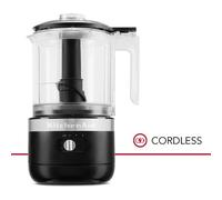 KitchenAid 5KFCB519EBM Noir mat Robot de cuisine sans fil 1,19 l Garantie offici