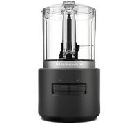 KitchenAid Hachoir sans fil Go Cordless – Mini robot 1,18 L, 2 vitesses+pulse, noir (sans batterie)