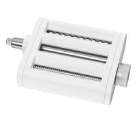 KitchenAid 5KSM3PPA Lot de 3 rouleaux à pâtes et coupe-pâtes en plastique avec rouleau à pâtes, coupe-spaghetti, coupe-fettuccine, accessoire en plastique blanc pour mixeurs KitchenAid