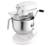 Kitchenaid 5KSM7591XBWH Mixeur ultra résistant, 1,3 HP, bol de 6,9 L, blanc