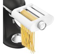 KitchenAid Accessoire Pâtes 3-en-1 Plastique, Laminoir, Coupe-Spaghetti et Coupe-Fettuccine, Compatible Robots KitchenAid, Plastique