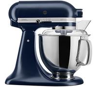 KitchenAid Artisan Robot Pâtissier 4,7L avec Bol 3L Bleu encre | De la pâte au levain aux meringues avec 5 accessoires et batteur à bord flexible ; design iconique en métal durable