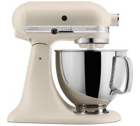 KitchenAid Artisan Robot Pâtissier 4,7L Tête Inclinable Fresh Linen | Pétrit le pain, mélange les gâteaux et monte la crème ; design iconique en métal moulé fait pour durer des générations