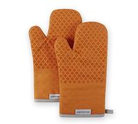 KitchenAid Asteroid Ensemble de Gants de Cuisine Orange Miel 17,8 x 31,8 cm
