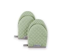KitchenAid Asteroid Lot de 2 Mini Gants de Cuisine 14 x 20,3 cm Pistache