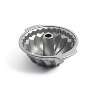 KitchenAid Bakeware Acier Aluminisé Sans PFAS Antiadhésive 24 cm Bundt Moule à Gâteau, Va au Four, Lavable au Lave-Vaisselle, Gris