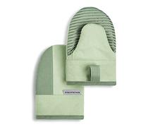 KitchenAid Beacon Ensemble de Mini Gants de Cuisine Bicolore 14 x 20,3 cm Vert Pistache/Graphite
