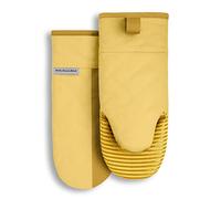 KitchenAid Beacon Lot de 2 Gants de Cuisine Bicolores, 14,6 x 33 cm, Jaune majestueux