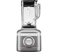 KitchenAid Blender K400 - Bol en verre de 1,4 L - Mixeur électrique pour smoothie - Smoothie maker - Puissance 1200 W - 3 programmes préréglés et 5 vitesses - Gris étain