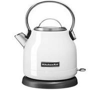 KitchenAid 5KEK1222EWH bouilloire 1,25 L 2200 W Noir, Acier inoxydable, Blanc